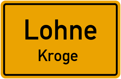 Straßenverzeichnis Lohne Kroge