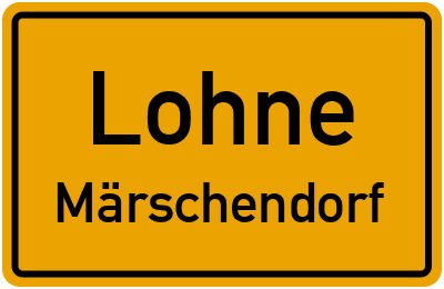 Straßenverzeichnis Lohne Märschendorf