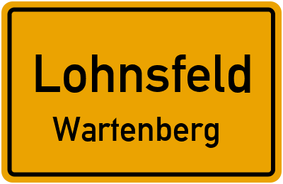 Straßenverzeichnis Lohnsfeld Wartenberg
