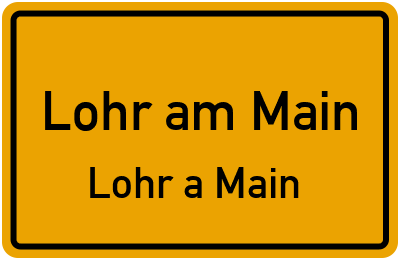 Straßenverzeichnis Lohr am Main Lohr a.Main