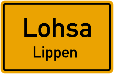 Straßenverzeichnis Lohsa Lippen