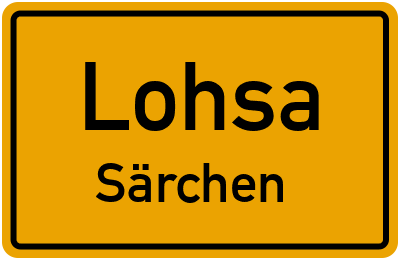 Straßenverzeichnis Lohsa Särchen