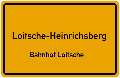 Straßenverzeichnis Loitsche-Heinrichsberg Bahnhof Loitsche