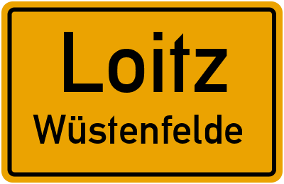 Straßenverzeichnis Loitz Wüstenfelde