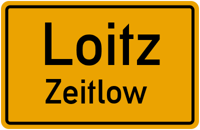 Straßenverzeichnis Loitz Zeitlow