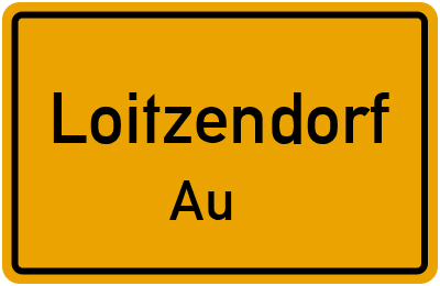 Straßenverzeichnis Loitzendorf Au