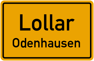 Straßenverzeichnis Lollar Odenhausen