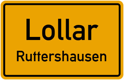Straßenverzeichnis Lollar Ruttershausen