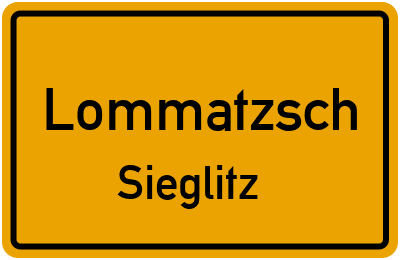 Straßenverzeichnis Lommatzsch Sieglitz