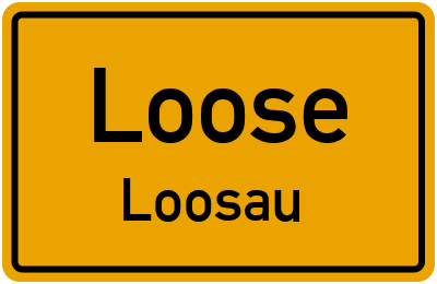 Straßenverzeichnis Loose Loosau