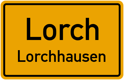 Straßenverzeichnis Lorch Lorchhausen