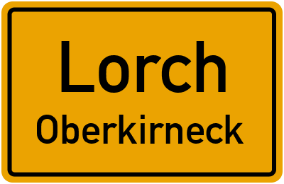 Straßenverzeichnis Lorch Oberkirneck