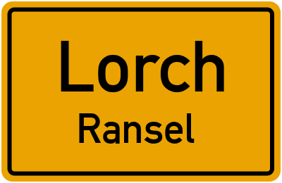 Straßenverzeichnis Lorch Ransel