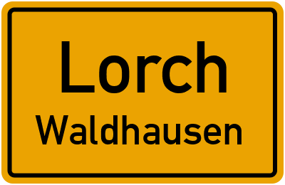 Straßenverzeichnis Lorch Waldhausen