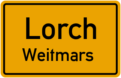 Straßenverzeichnis Lorch Weitmars