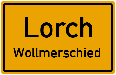 Straßenverzeichnis Lorch Wollmerschied