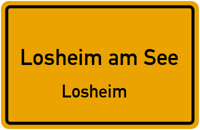 Straßenverzeichnis Losheim am See Losheim