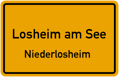 Straßenverzeichnis Losheim am See Niederlosheim