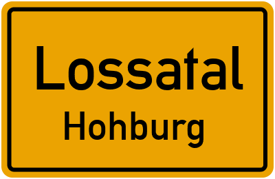 Straßenverzeichnis Lossatal Hohburg