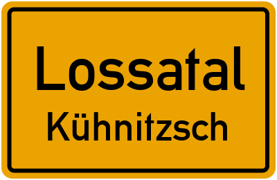 Straßenverzeichnis Lossatal Kühnitzsch