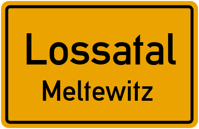 Straßenverzeichnis Lossatal Meltewitz