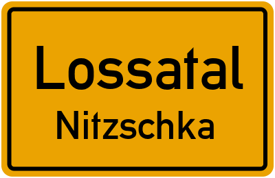 Straßenverzeichnis Lossatal Nitzschka