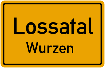 Straßenverzeichnis Lossatal Wurzen