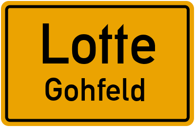 Straßenverzeichnis Lotte Gohfeld