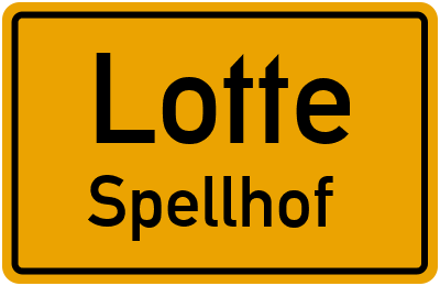 Straßenverzeichnis Lotte Spellhof