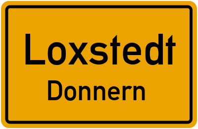 Straßenverzeichnis Loxstedt Donnern