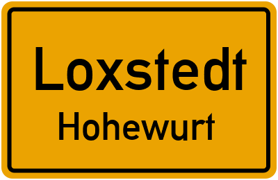 Straßenverzeichnis Loxstedt Hohewurt