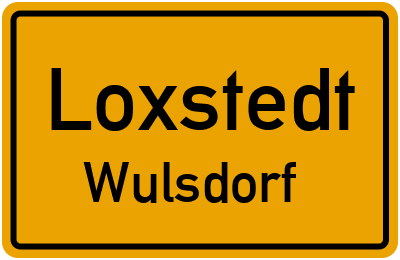 Straßenverzeichnis Loxstedt Wulsdorf