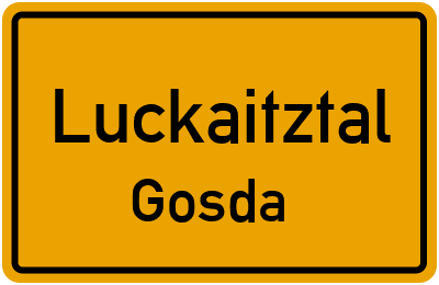 Straßenverzeichnis Luckaitztal Gosda