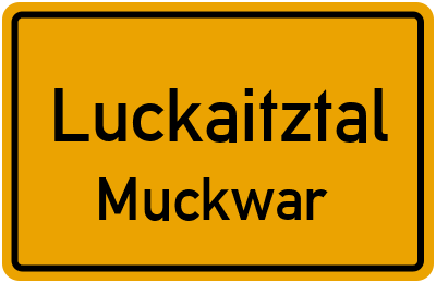 Straßenverzeichnis Luckaitztal Muckwar
