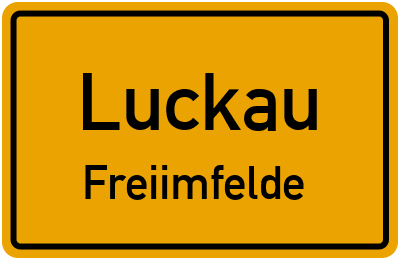 Straßenverzeichnis Luckau Freiimfelde