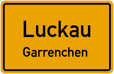 Straßenverzeichnis Luckau Garrenchen