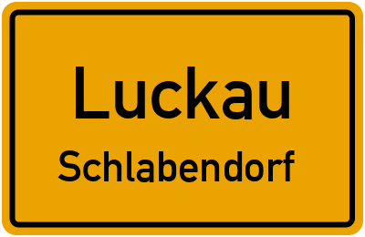 Straßenverzeichnis Luckau Schlabendorf
