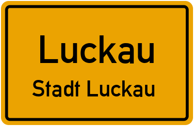 Straßenverzeichnis Luckau Stadt Luckau