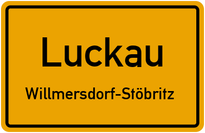 Straßenverzeichnis Luckau Willmersdorf-Stöbritz