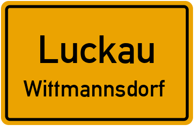 Straßenverzeichnis Luckau Wittmannsdorf