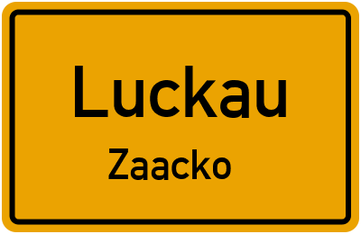Straßenverzeichnis Luckau Zaacko