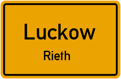 Straßenverzeichnis Luckow Rieth