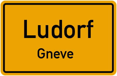 Straßenverzeichnis Ludorf Gneve