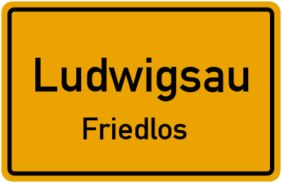 Straßenverzeichnis Ludwigsau Friedlos