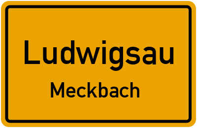Straßenverzeichnis Ludwigsau Meckbach