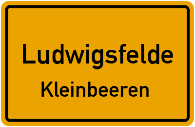 Straßenverzeichnis Ludwigsfelde Kleinbeeren