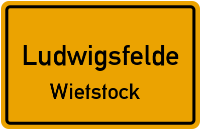 Straßenverzeichnis Ludwigsfelde Wietstock