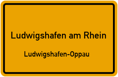 Straßenverzeichnis Ludwigshafen am Rhein Ludwigshafen-Oppau