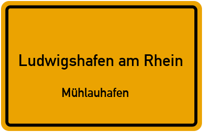 Straßenverzeichnis Ludwigshafen am Rhein Mühlauhafen