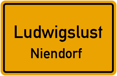 Straßenverzeichnis Ludwigslust Niendorf